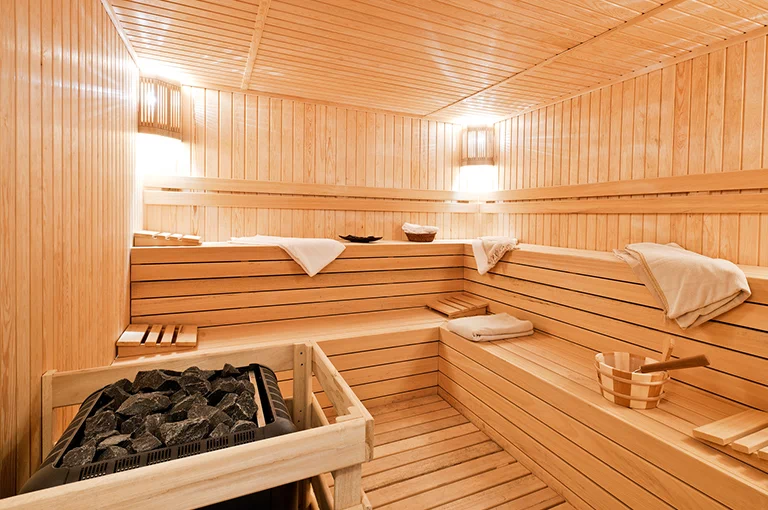 drewniana sauna